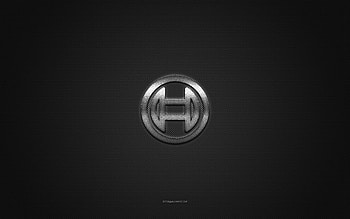 Bosch logo, silver shiny logo, Bosch metal emblem, gray carbon fiber texture, Bosch, brands, creative art, Bosch emblem HD wallpaper