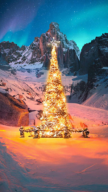 Christmas spirit, Beautifully adorned, Festive ambiance HD phone wallpaper