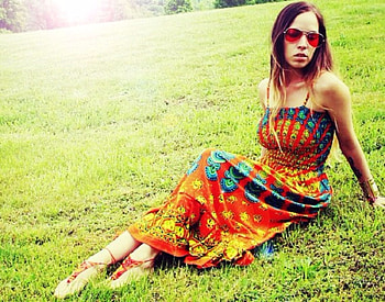 Fall Pumpkin Hippie Dress, Pumpking, Hippie, Models, Dress, Boho, Fall, People, Female HD wallpaper