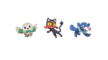 Litten, Pokemon anime, Background HD wallpaper