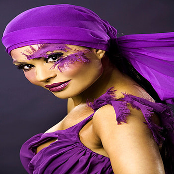 LILAC BEAUTIFUL HEADBAND, model, headcover, scarf, dress, woman, beauty, lilac HD wallpaper