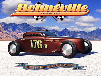 Bonneville Speed Coupe, racing, car, salt, bonneville, flats, hot rod, lake, coupe, speed record HD wallpaper