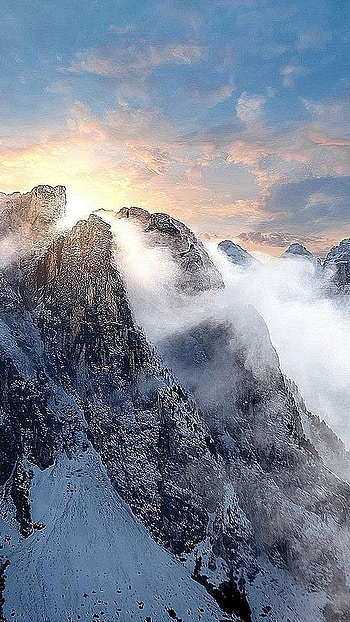 Latest, White Mountain Aesthetic HD phone wallpaper