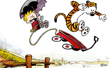 Comics - Calvin & Hobbes Hobbes (Calvin & Hobbes) Calvin (Calvin & Hobbes HD wallpaper