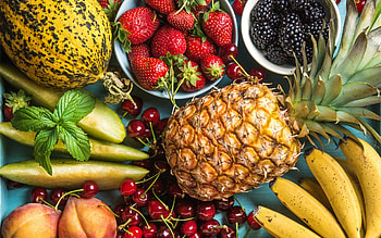 Healthy fruit , Nutritious and delicious, Colorful fruit assortment, High-quality HD wallpaper