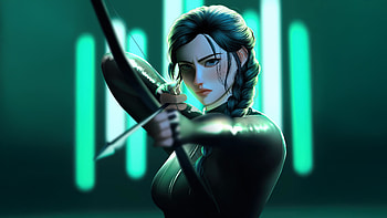 Katniss Hunger Games, the-hunger-games, artist, artwork, art, digital-art, artstation HD wallpaper