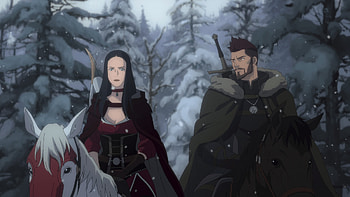 Tetra and Vesemir, The Witcher: Nightmare of the Wolf HD wallpaper