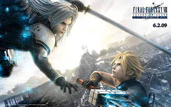 Final Fantasy Vii Anime Cloud Strife Sephiroth . HD wallpaper