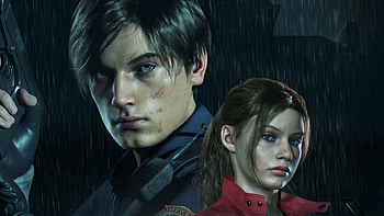 Leon And Claire In Resident Evil 2, claire-redfield, resident-evil-2, games, 2019-games, leon-kennedy HD wallpaper