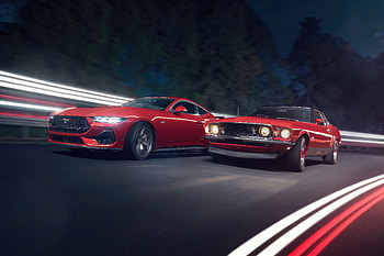 Ford Mustang Classic And Modern, ford-mustang, ford, classic-cars, cars, behance HD wallpaper