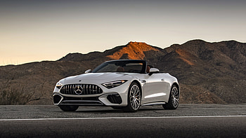 2022 Mercedes AMG SL 55 4matic 4 Cars HD wallpaper