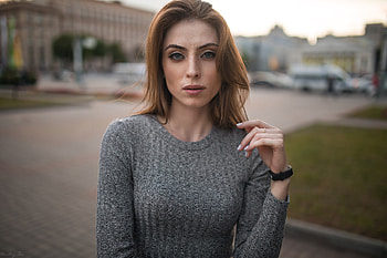 Women Portrait Outdoors, girls, model, outdoors, portrait HD wallpaper