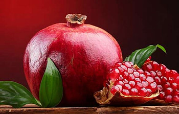 pomegranate, still life, fruit, pomegante, red HD wallpaper