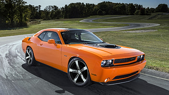 Dodge Challenger RT Shaker, orange, dodge-challenger, cars HD wallpaper