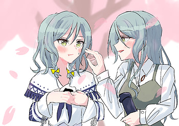 Sayo Hikawa & Hina Hikawa, Hina Hikawa, Sayo Hikawa, Anime, BanG Dream! Girls Band Party! HD wallpaper
