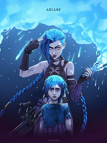 Jinx, League of Legends, Arcade HD phone wallpaper