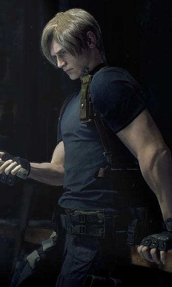 Resident Evil 4 (2023) – Iconic Leon in Action, video game, Resident Evil 4 (2023) HD phone wallpaper