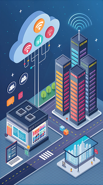 Urban Connectivity: A Inspired by the Internet HD phone wallpaper