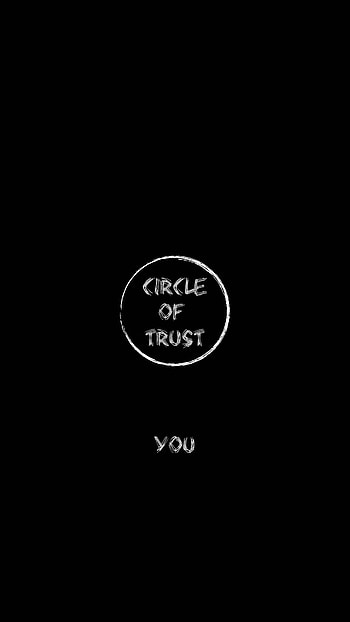 Words, Inscription, Circle, Circumference, Confidence, Trust HD phone wallpaper