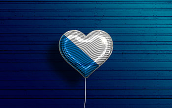 I Love Zurich, , realistic balloons, blue wooden background, Day of Zurich, swiss cantons, flag of Zurich, Switzerland, balloon with flag, Cantons of Switzerland, Zurich flag, Zurich HD wallpaper