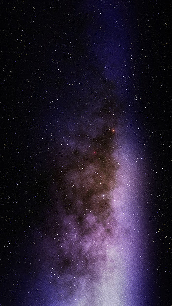 Blue space, galaxy, cosmos, art HD phone wallpaper