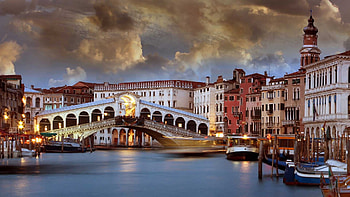 Rialto Bridge, Its fascinating history, Touring different, Another Venice HD wallpaper