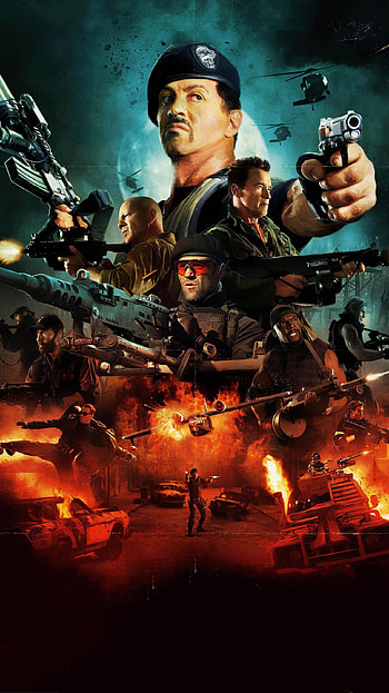 The Expendables 2 (2022) movie HD phone wallpaper