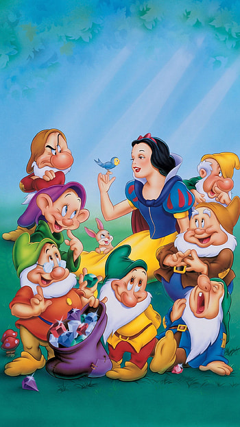 Seven Dwarfs, Snow White HD phone wallpaper