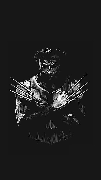 Wolverine Logan Minimal - Android : Android, Minimalist Wolverine HD phone wallpaper