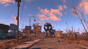 Fo4 Liberty Prime leaving Boston Airport.jpg HD wallpaper