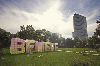 Believe, cg, graphy, 3d, text HD wallpaper