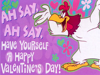 happy valentines day, day, leghorn, happy, foghorn, valenitnes HD wallpaper