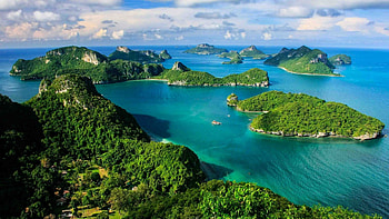 Koh Samui , Stunning visuals, Tropical paradise, background HD wallpaper