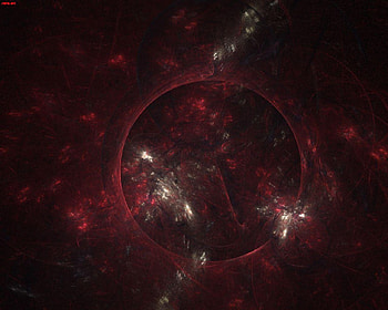 The Red Circle, circle, black, effect, red HD wallpaper