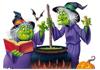 Witches Brew, skinned, two, witches, green, brew HD wallpaper