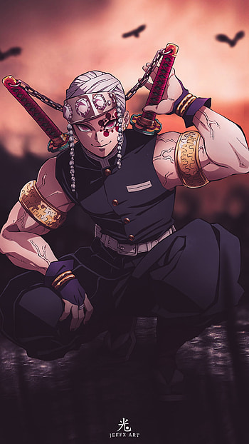 UZUI 右, kimetsunoyaiba, kamado, tanjiro, demonslayer, kimetsu, tengen, muzan, hashira, anime HD phone wallpaper