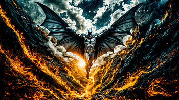 Batman The Strength, batman, superheroes, artwork, digital-art, ai, deviantart HD wallpaper