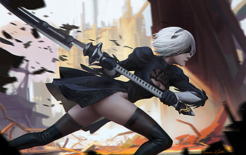 2b Nier Automata 2020 , nier-automata, games, artist, artwork, digital-art, deviantart HD wallpaper