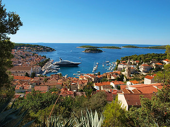 Dalmatian Islands, Sailing itinerary, Route from Split HD wallpaper