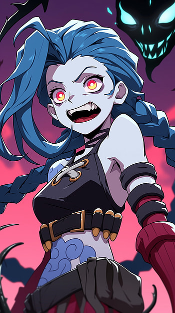 Jinx from Arcane - Dynamic , TV Show, Arcane, Jinx (League Of Legends) HD phone wallpaper