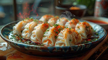 Savory Dumplings - Gourmet Culinary Background, dumpling HD wallpaper