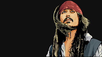 Jack Sparrow Minimal Art , jack-sparrow, artist, artwork, digital-art, johnny-depp HD wallpaper