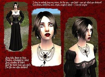 Goth Courtesan, gothic, courtesans, fantasy, women, goths HD wallpaper