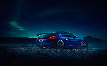 Porsche GT4 Northern Lights, porsche-911, porsche, cars, 2018-cars, behance HD wallpaper