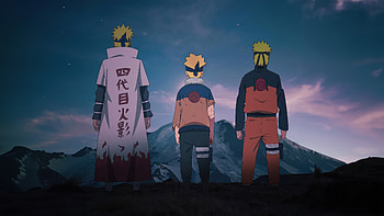 Different Generations Naruto, naruto, anime, artist, artwork, digital-art HD wallpaper