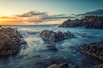 Norway-Coast, sky, Norway, Sea, Coast HD wallpaper