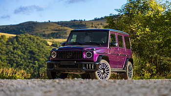 Purple Majesty - Mercedes-AMG G63 SUV |, Vehicle, Purple Car HD wallpaper