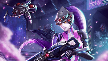 Overwatch Widowmaker GIF HD wallpaper