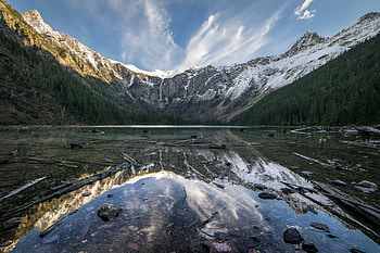 Nature, Mountains, Usa, Lake, United States, Montana, Glacier National Park HD wallpaper