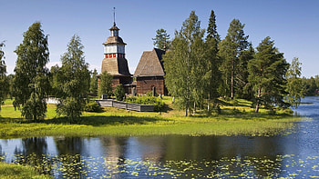 Petajavesi Old Church, Finland HD wallpaper